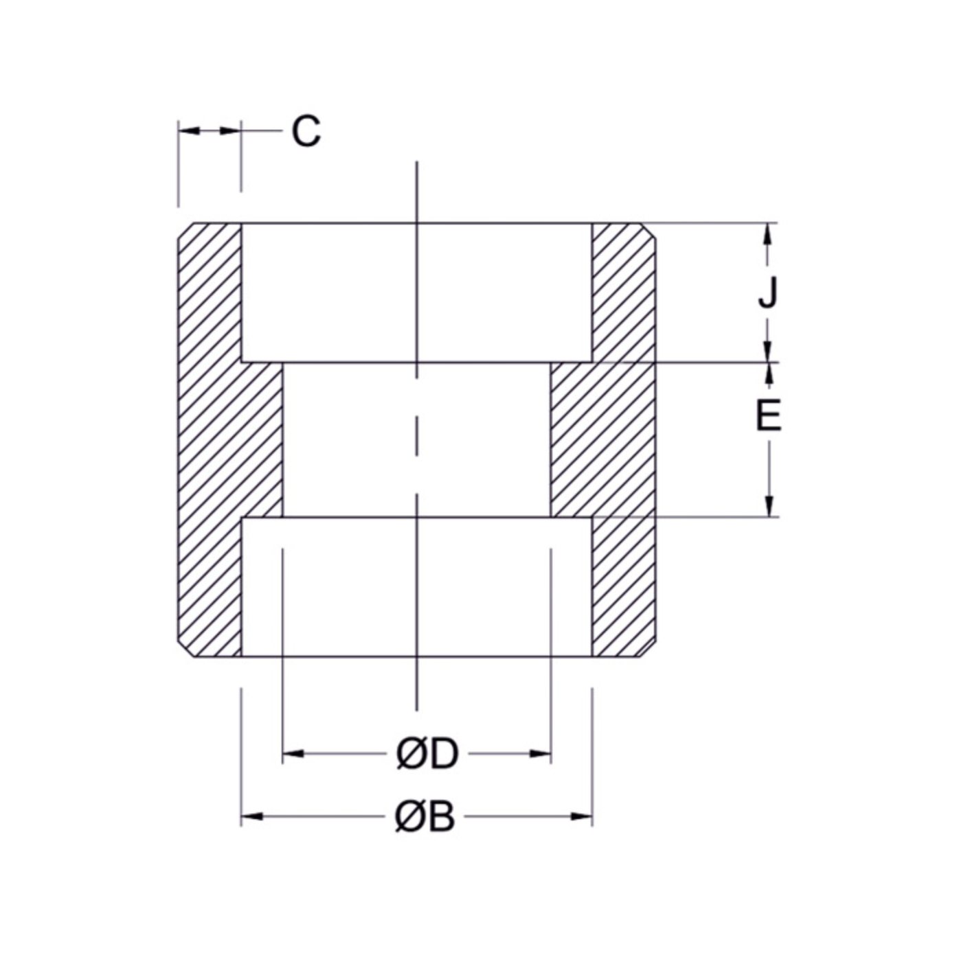 Vs Ms Socket Forged Socket Weld Dimension