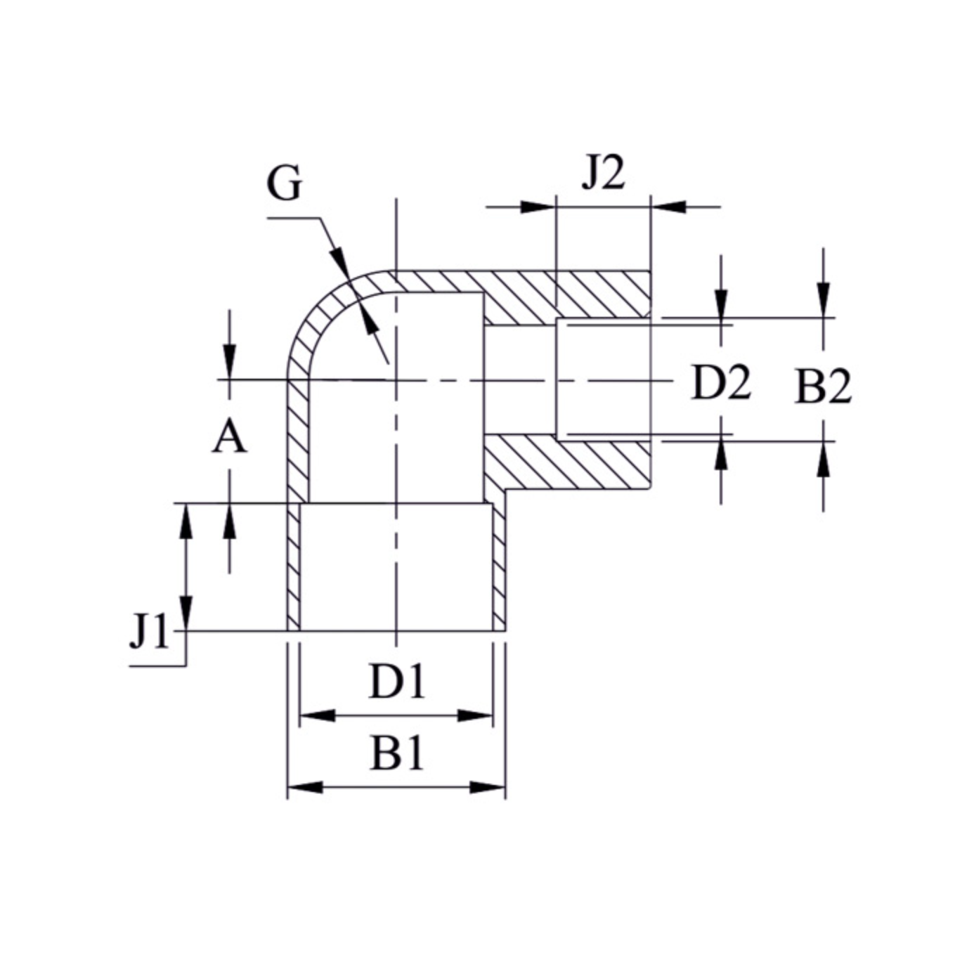 Vs Ms Elbow Forged Socket Weld Dimension