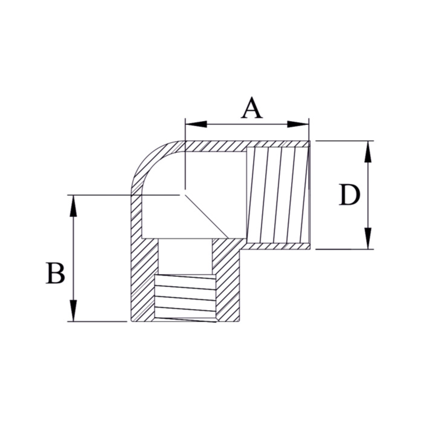 Vs Ms Forged Reducing Elbow Threaded 1000