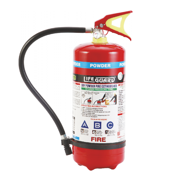 LIFEGUARD ABC STORED PRESSURE TYPE FIRE EXTINGUISHER 8 KG